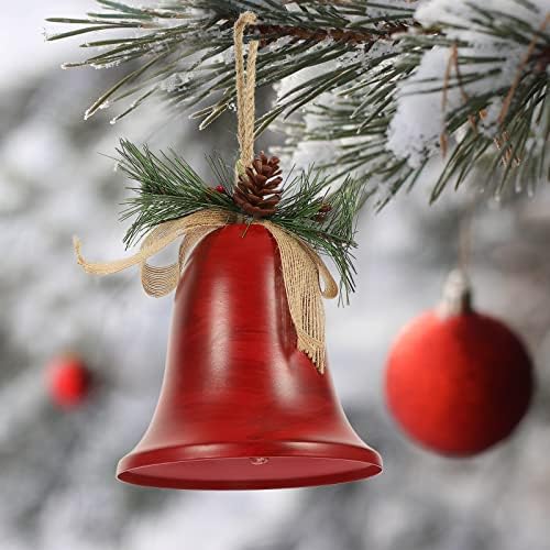 Tendycoco Christmas Bell pendente de Natal decoração de campainha de metal ornamento artesanato de metal