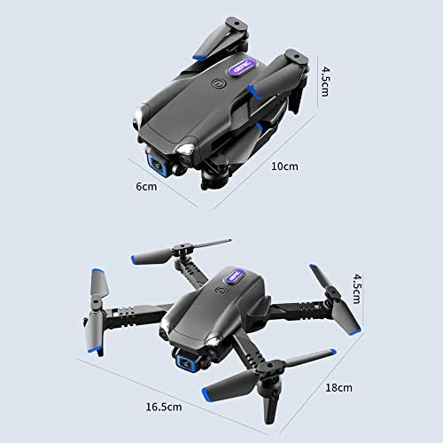 Qiyhbvr mini drones para crianças com câmera FPV de 720p, siga -me, quadcopter RC para iniciantes, com altitude Hold,