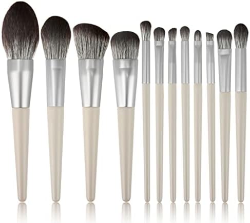 Mmllzel 12 Brush de maquiagem Conjunto completo de ferramentas de beleza de pincel de pó soltas em pó soltas