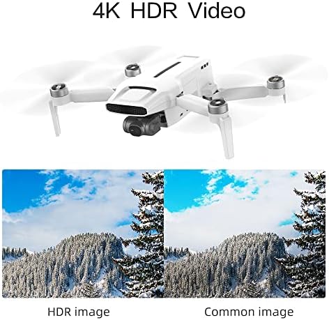 FIMI X8 Mini Drone dobrável com câmera 4K para iniciante adulto, 245g Ultralight RC Quadcopter com gimbal de 3 eixos,