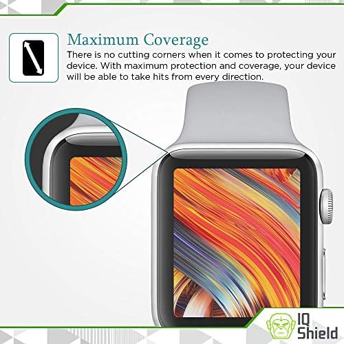 Protetor de tela fosco de Shield IQ compatível com Apple Watch Anti-Glare Anti-Bubble Film