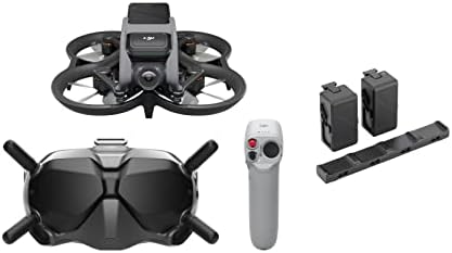 DJI AVATA FLY SMART COMBO E DJI AVATA Fly More Kit-Primeira pessoa Vista Drone UAV Quadcopter com vídeo estabilizado em 4K, FOV de 155 ° de 155 °, guarda de hélice embutido