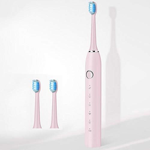 Treezc Sonic Toothbrush ， escova de dentes elétrica 2 cabeças de escova 4 modos USB Recarregável 2 minutos Timer Dentista