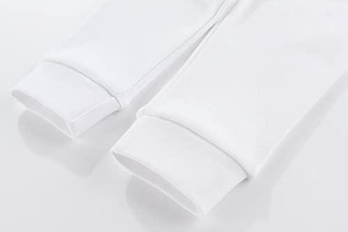 Calças de algodão de algodão de 4 pacote de algodão recém-nascido unissex que bordam perneiras casuais de 0 a 24 meses para meninos