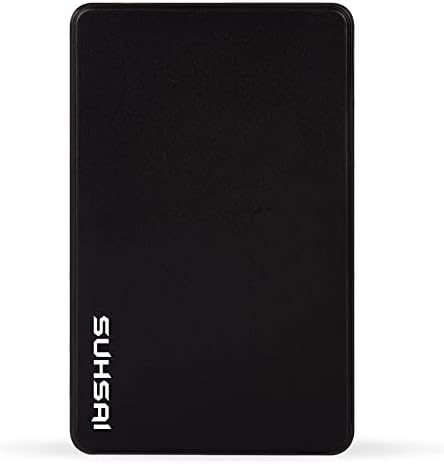 Suhsai 120 GB de disco rígido externo USB 3.0 Ultra Slim Portable HDD Expansão de memória - armazenamento de disco rígido de 2,5