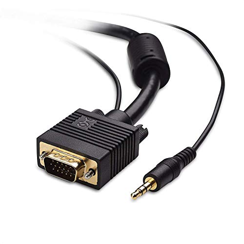 Cable importa o cabo VGA com áudio de 10 pés