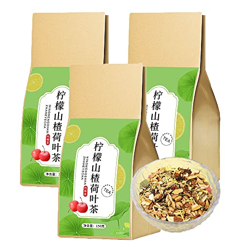 Lemon Hawthorn Lotus Leaf Tea, 13 sabores chá de cuidados com o fígado, Ning Meng Shan Zha ele, 13 sabores de chá