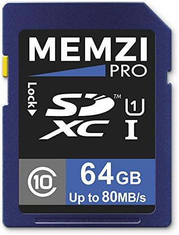 MEMZI PRO 64GB CLASS 10 80MB/S SDXC MEMAIS CARDE PARA NIKON COLECIX S6700, S6600, S6500, S6400, S6300, S5300, S5200, S4400,