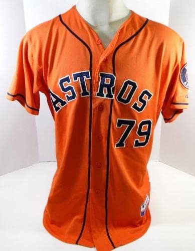 2013-19 Houston Astros #79 Jersey Orange Nome Plate Removido 46 DP23915 - Jogo usado MLB Jerseys