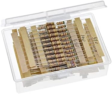 MustPoint 300pcs 30 Valores 1ohm-3m ohm 1/2w Resistores Carbon Film Metal Sorteamento Kit DIY
