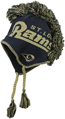 St. Louis Rams NFL Big Boys Mohawk Tassel Knit Hat, Marinha