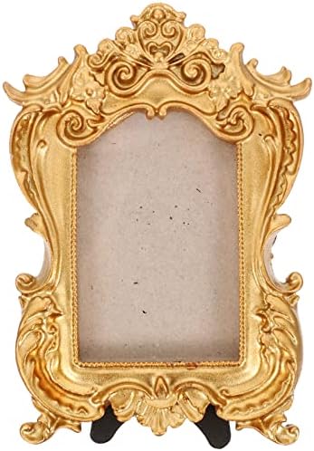 Moldura de imagem vintage dourada de Beaavorty, molduras decorativas de fotos florais de arame de arame de arame de arame