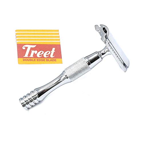 ODONTOMED2011® Classic Classic 3 peças Razor Double Edge Safety Razor