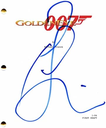 Pierce Brosnan assinou o autógrafo James Bond Goldeneye Full Movie Script - 007 Amanhã nunca morre, o mundo não é suficiente, Mamma Mia, o escritor fantasma, Sra. Doubtfire