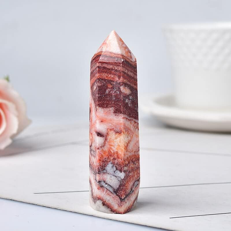 Rodocrososidade Pedra de porco Obelisco Crying Crystal Points por Markajewelry