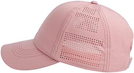 Mulheres secas rápidas boné de beisebol solar chapéus de malha protetora UV leve para esportes ao ar livre - várias cores