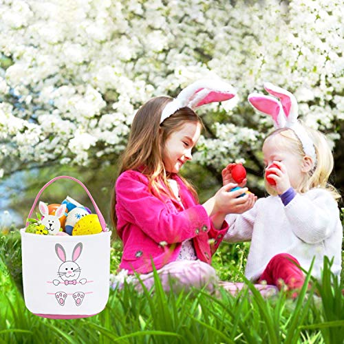 Bolsas de cesto de coelhinho da Páscoa Rabbit Toys Toys Boldes Bolsa de doces de armazenamento para crianças para crianças