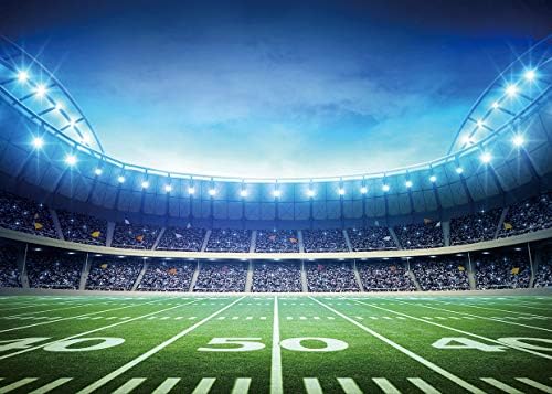 Cenário de campo de futebol de sjoloon cenários do Super Bowl para fotografia esportes de decoração com tema Banner