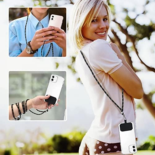 Kinglink Universal Celular Capolo, cordão para telefone com alça de pescoço de nylon ajustável com a maioria dos smartphones Tether pode ser combinada com qualquer capa de telefone