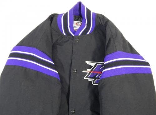 JOGO DE DASH DE WINSTON SALEM Utilizou Black Jacket M DP26301 - Jerseys de MLB usados ​​no jogo