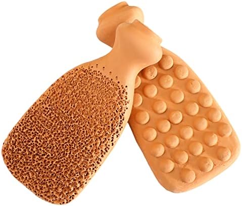 Zawa Care - Pedra de pedra -pomes para pés -2 em 1 Melhor arquivo de pé feito à mão - Removedor de calos para pés - Espalhador de calos para tratamento de pés rachados - massagem para os pés - forma quadrada