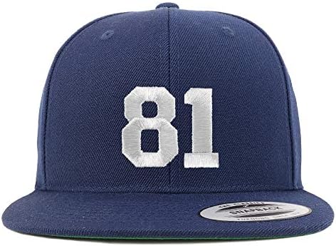 Trendy Apparel Shop Número 81 Libe Branco Bordado Bill Snapback Base de beisebol