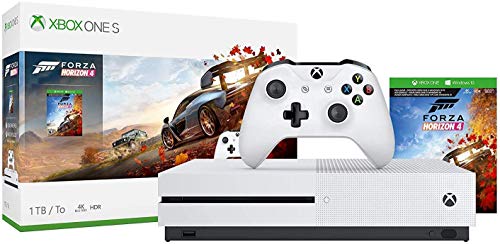 Xbox Microsoft One S 1 TB Forza Horizon 4 Bundle Bônus: Forza Horizon 4, Controlador sem fio, um S 4K HDR Console - White One S
