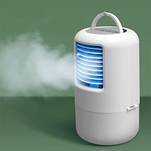 Ar condicionado pessoal, ventilador de ar condicionado para desktop home desktop colorido lamp spray spray ar refrigerador de ar,