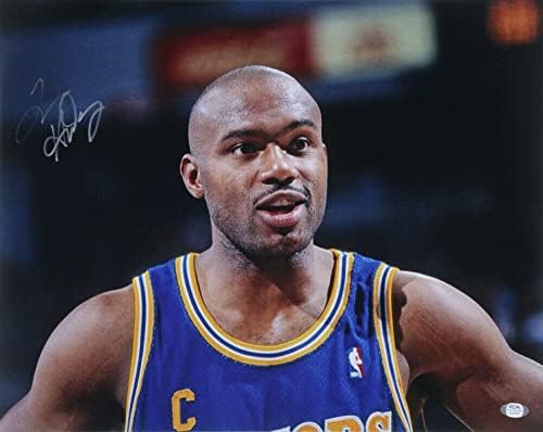 Tim Hardaway autografou a foto 16x20 colorida - PSA DNA! - Fotos autografadas da NBA