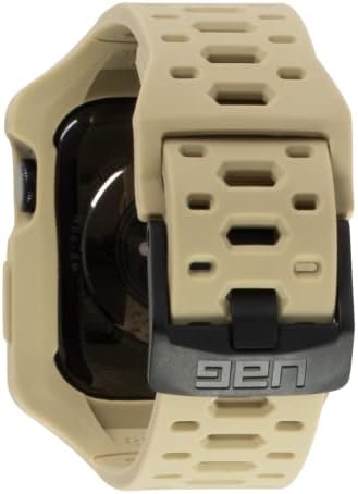 Urban Armour Gear Rip Curl X UAG Compatível com Apple Watch Band 45mm com estojo de relógio para Iwatch Series 8/7 Huntington Silicone