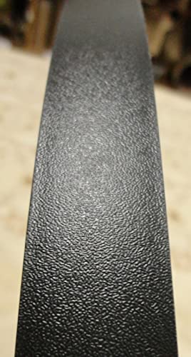 Banda de borda preta de 3 mm de PVC 15/16 x 200 pés sem adesivo .080 Rolo de espessura
