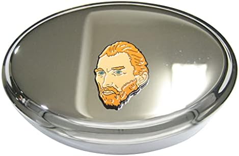 Vincent van Gogh Head Oval Tinket Jewlery Box