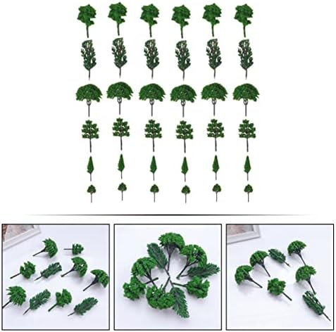 Canight 70pcs Fairy Zen Decorative Railroad Ornamento Topper Diorama para Modelos Modelos Mesa de Areia Florestal Mini