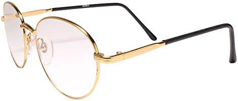 Round Gold Frame Vintage 80s 90s Reader 1.50 LEITURA CONTES