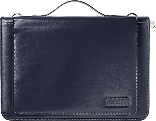 Broonel Blue Leather Laptop Messenger Case - Compatível com ASUS ZenBook Ux305
