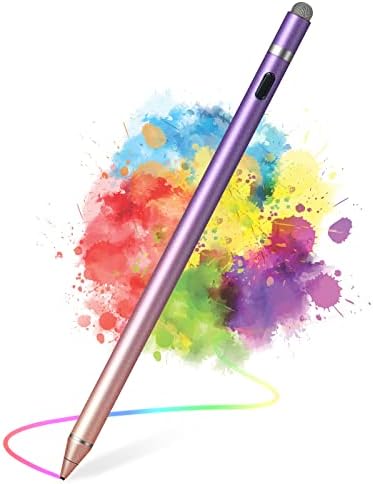 Canetas de caneta ativa para telas de toque, lápis ativos Smart Digital Pens Fine Point Point Pen compatível com iPhone iPad,