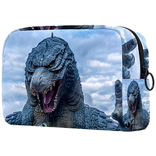 Japão Dinosaur Monster Bolsa de viagem cosmética de grande capacidade bolsa de maquiagem reutiliza bolsa de higiene