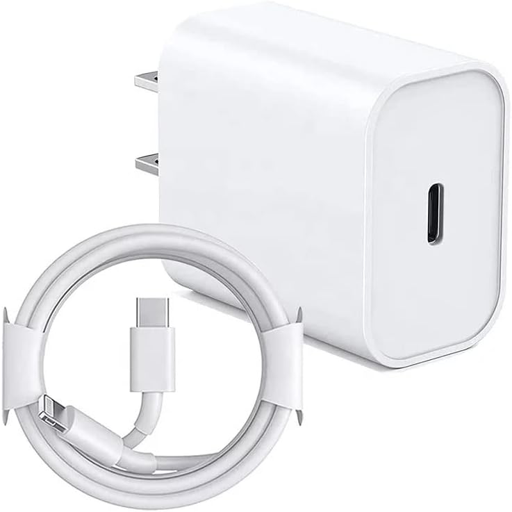 Adaptador de energia USB-C e cabo tipo C para iPhone 14/13/12