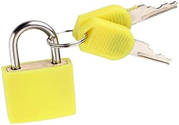 KFJBX Padlocks fortes Viagem A aço de aço trava de segurança Diário de segurança Diário Anti-roubo Mini Keys Balgagem
