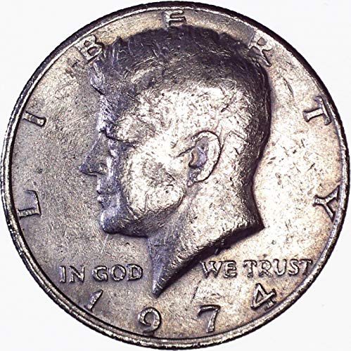 1974 Kennedy meio dólar 50c muito bom