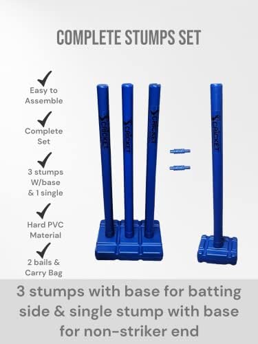 Críquete melhor comprar cbb críquete tocos de plástico postigos com base azul multi superfície posicionamento