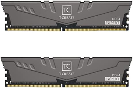 TeamGroup T-Create Expert Overclocking 10L DDR4 16GB 3600MHz Memória da mesa TTCED416G3600HC18JDC01 Pacote com 2tb nvme pcie