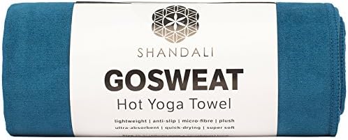 Shandali Gosweat não deslize a toalha de ioga quente com microfibra de camurça macia super absorvente em muitas cores, para