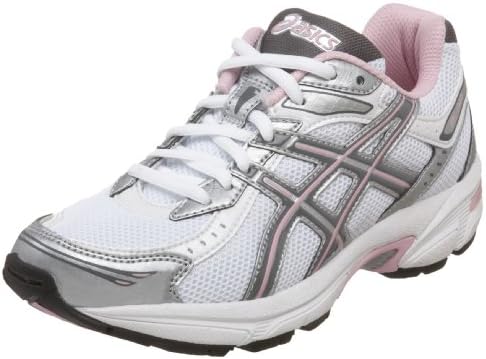 ASICS garotinha/garoto grande gel-1140 gs tênis de corrida, branco/carbono/rosa, 1 m criança criança