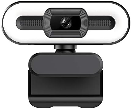 Xixian 4K USB Plug and Play webcam com iluminação de microfone embutida para transmissão ao vivo videoclimação de videoconferência