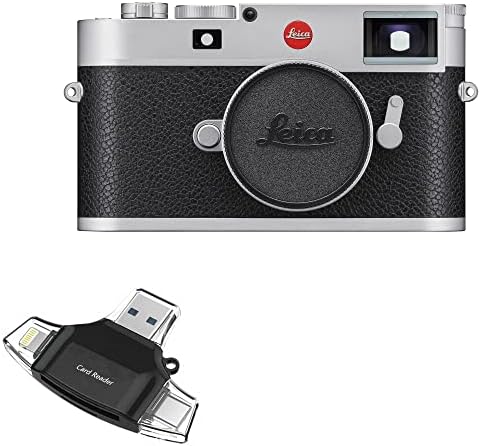 Boxwave Gadget Smart Compatível com Leica M11 - Allader SD Card Reader, MicroSD Card Reader SD Compact USB para Leica M11 -