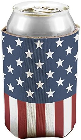 Tooloud Stars and Stripes Flag American Flag Can/Bottle Isoler Cooler - 2 pacote em toda a impressão