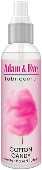 ADAM & EVE LUBE ALEMBRADO, CULTON Candy Sabor, 4 oz | Açúcar, lubrificante à base de água para homens, mulheres e casais