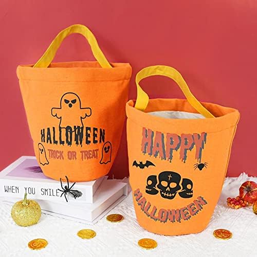 Decorações de Halloween Sacos de doces de festa infantil favores de truque ou tratar sacola