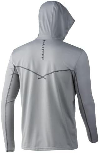 Ícone masculino Huk x Hoodie | Camisa de pesca com +50 de proteção solar UPF